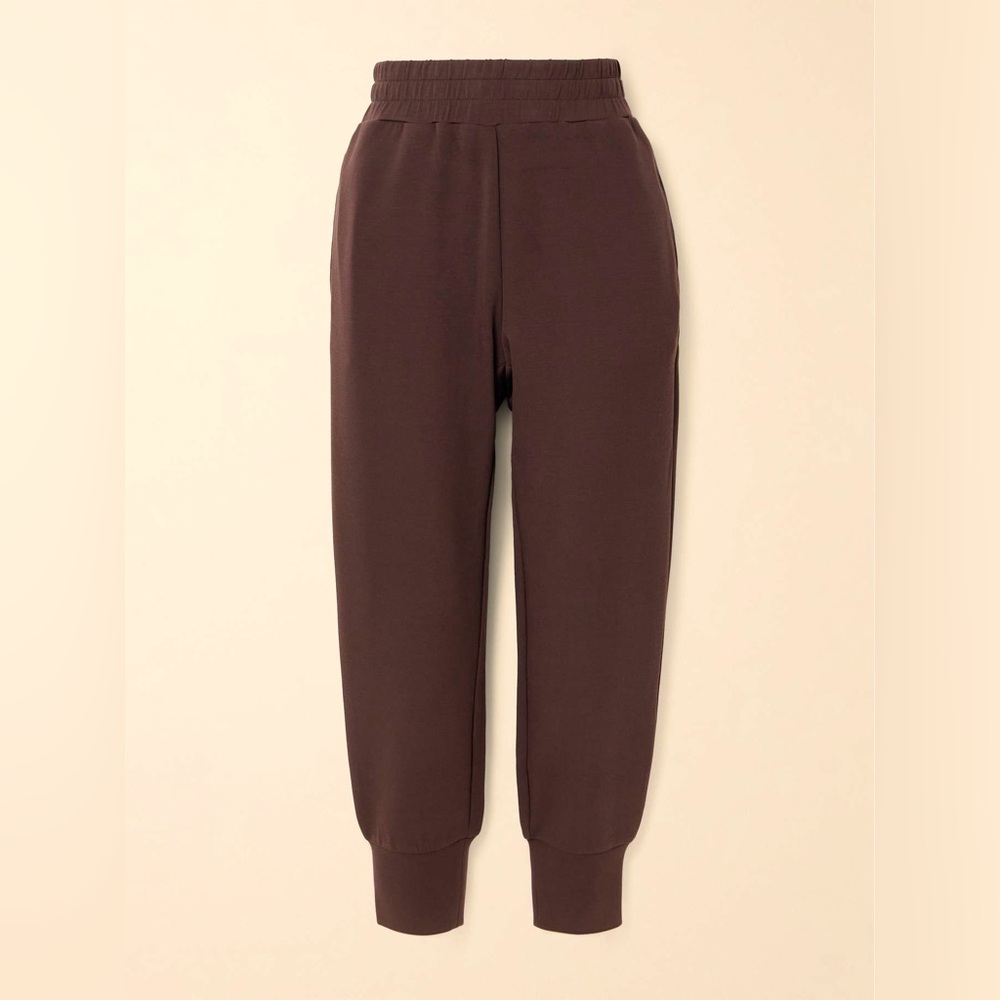 Varley Brown High-Rise Jogger Track Pants